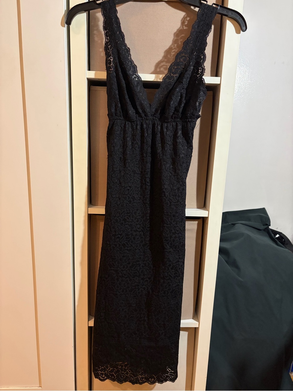 Le Chateau little black lace dress